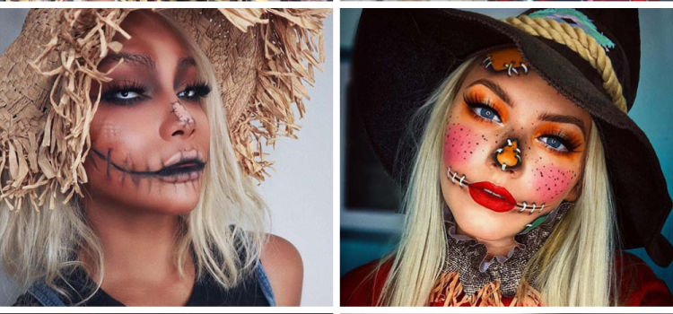 Scary And Cute Scarecrow Makeup For Halloween: Top 5 Easy Tutorials